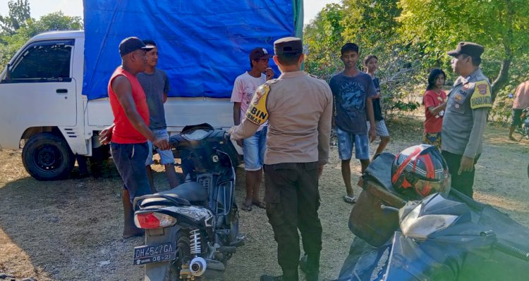 Patroli Preventif Personel Polsek Rote Barat Daya Untuk Jaga Kamtibmas