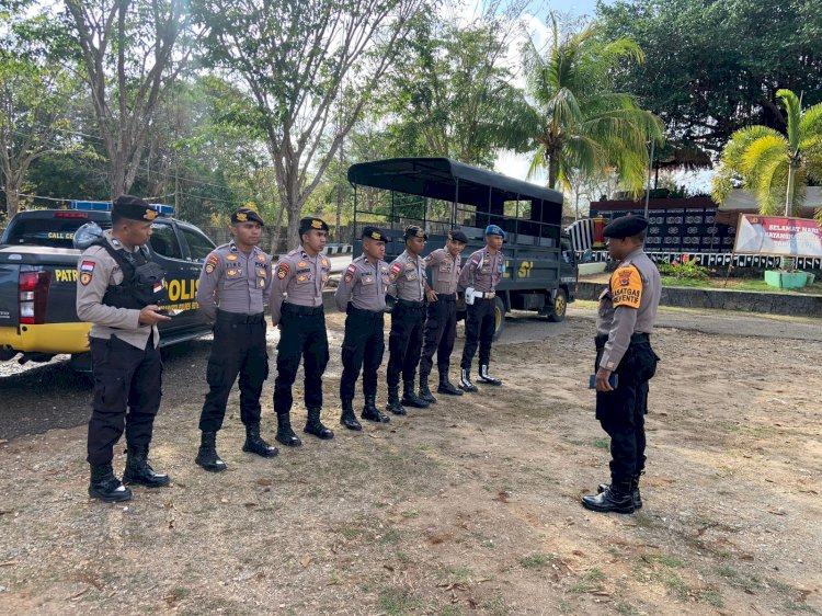 Upaya Pencegahan Satgas Preventif Satuan Samapta Polres Rote Ndao Pada Operasi Pekat Turangga 2024