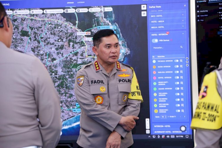 Komjen Fadil Imran Pantau Kesiapan Satgas Tindak Dan Satgas Walrolakir Amankan KTT IAF Ke -2