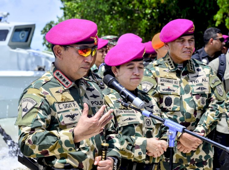 Kapolri Hadiri HUT Ke-79TNI AL