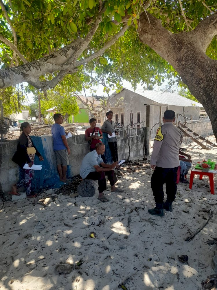 Bhabimkamtibmas Desa Pukuafu Lakukan Kegiatan Cooling System OMP Turangga 2024
