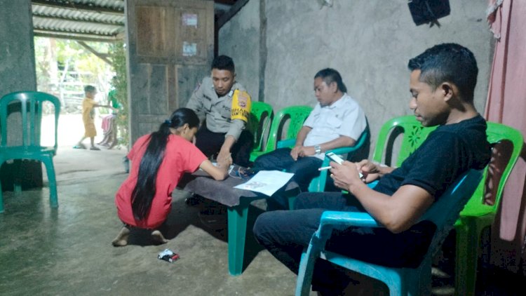 Melalui Problem Soving Bersama Bhabinkamtibmas Polsek RBL Untuk Tetap Menjaga Silahturahmi Dalam Masyarakat