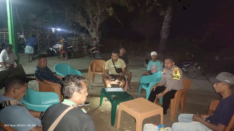 Problem Solving Bhabinkamtibmas Lobalain Untuk Ciptakan Kamtibmas Kondusif Selama OMP Turangga 2024