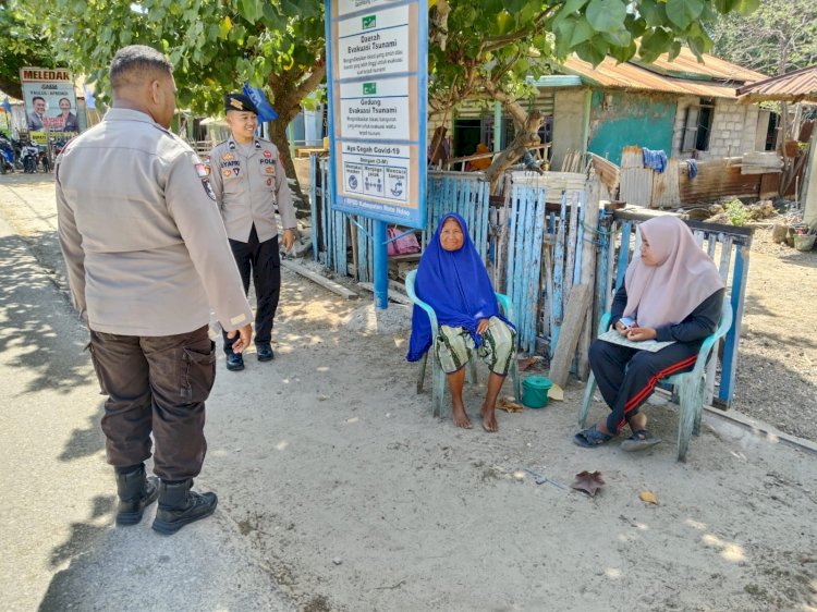 K2YD Upaya Personel Polsek Rote Timur Untuk Menciptakan Kamtibmas Kondusif Selama OMP Turangga 2024