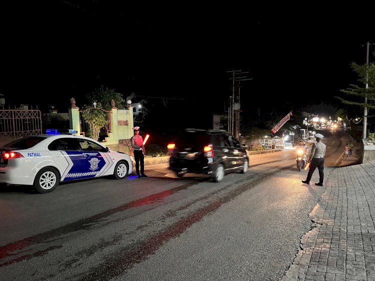 Satgas Kamseltibcar Lantas OMP Turangga 2024 Untuk Menjamin Keselamatan Dalam Berlalu lintas Dijalan Raya : Kasat Lantas Polres Rote Ndao
