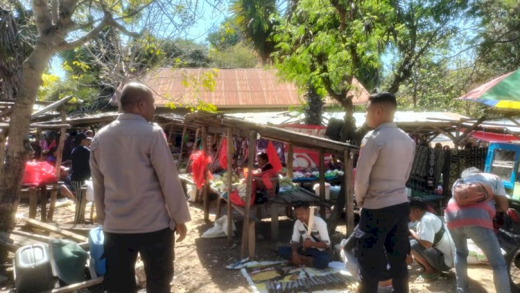 Patroli K2YD OMP Turangga 2024 Polsek Rote Barat Daya Tingkatkan Keamanan dan Himbauan kepada Masyarakat