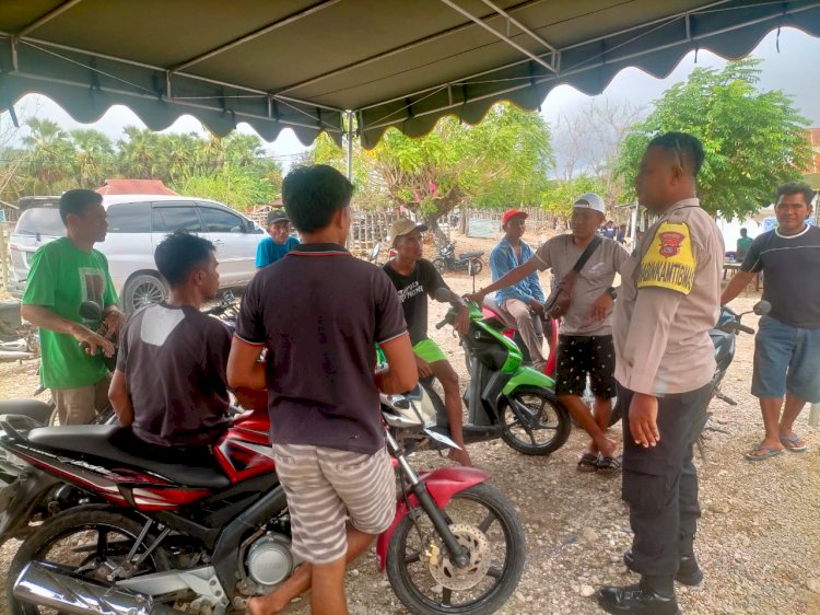 OMP Turangga 2024,Peran Bhabinkamtibmas Dikedepankan Untuk Beri Edukasi Bagi Masyarakat : Kapolsek Rote Tengah