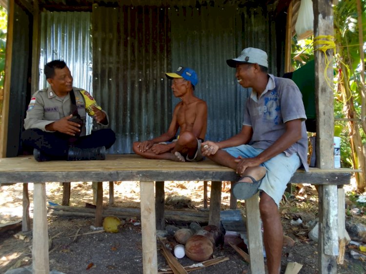 Kapolsek Lobalain : Kegiatan Cooling System Bhabinkamtibmas Polsek Lobalain Untuk Bina Kemitraan Selama OMP Turangga 2024