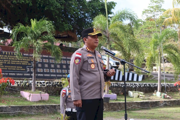 Kapolres Rote Ndao : Tetap Jaga Keselamatan Dan Pastikan Pelaksanaan OMP Turangga 2024 Berjalan Aman Dan Lancar