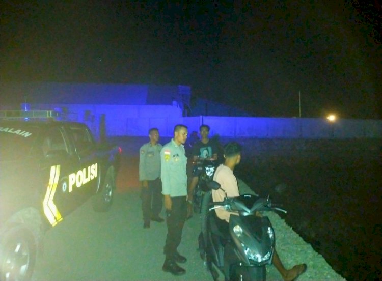 IPTU I Nyoman Suwasta : Patroli Malam,Upaya Personel Polsek Lobalain Jaga Kamtibmas Kondusif Selama OMP Turangga 2024