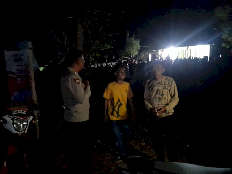 Kapolsek Rote Timur : Patroli Malam Polsek Rote Timur Ciptakan Keamanan dan Kenyamanan Selama Pilkada Serentak 2024