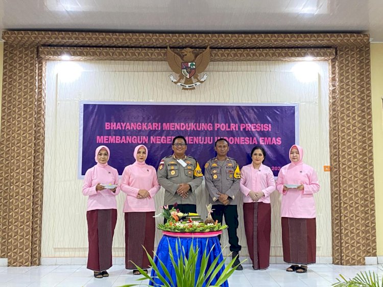 Bhayangkari Polres Rote Ndao Menggelar Syukuran HKGB ke-72 Tingkat Rote Ndao