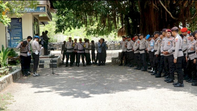 Persiapan Maksimal Polres Rote Ndao Untuk Mengamankan Debat Publik II Pilkada Serentak