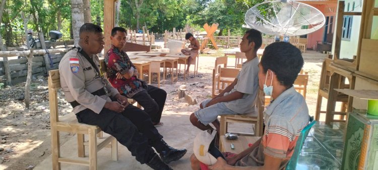 Kapolsek Rote Selatan : Bhabinkamtibmas Merupakan Filter Pertama Dalam Menjaga Kamtibmas Selama Pilkada Serentak 2024