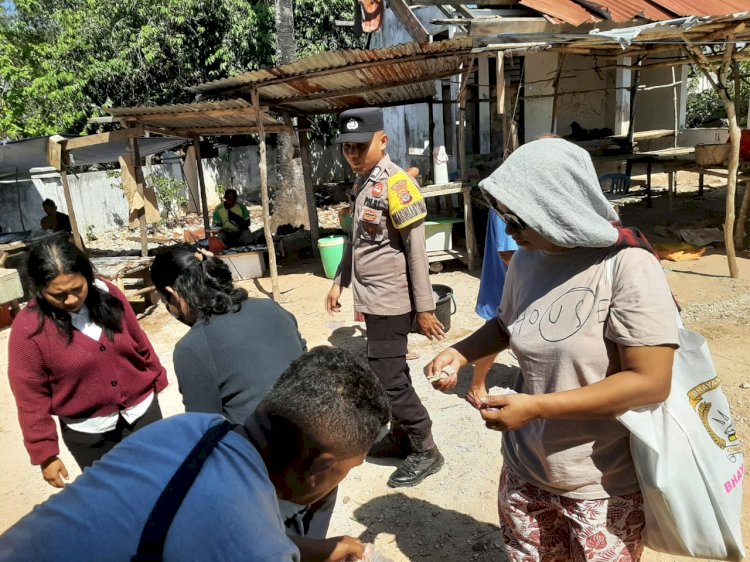 Kapolsek Rote Barat : Ciptakan Kamtibmas Kondusif Melalui Pengamanan Kegiatan Masyarakat Dan Suksesnya Pilkada Serentak 2024