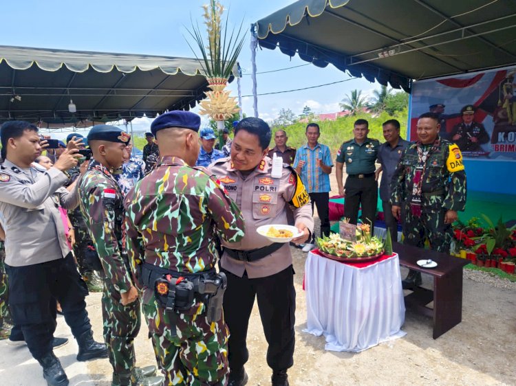 Kapolres Rote Ndao Hadiri Syukuran HUT Ke 79 Korps Brimob Polri