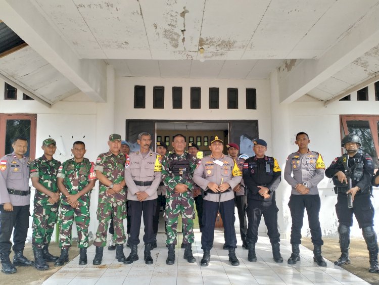 Kapolres Rote Ndao : Kita Siaga Penuh dan Lakukan Penebalan Personel Pada PPK Yang Melaksanakan Pleno Terbuka