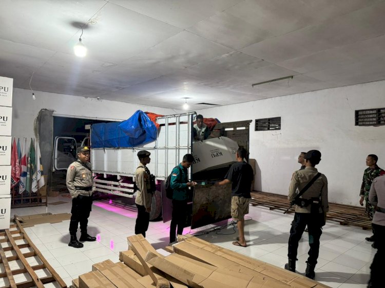 Kapolres Rote Ndao : Logistik Pilkada Serentak 2024 Dari 2 PPK Sudah Di KPU