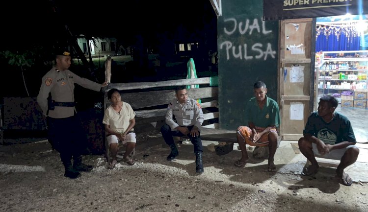 Edukasi Pemeliharaan Kamtibmas Untuk Ciptakan Kamtibmas Kondusif Diwilayah Hukum Polsek Rote Tengah