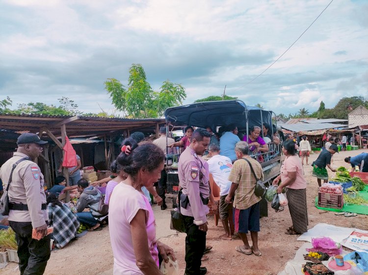 Kapolsek Rote Selatan : Upaya Cooling System Melalui Pengamanan Kegiatan Masyarakat