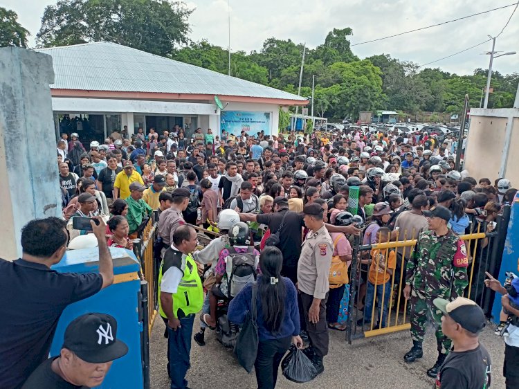 Kapolsek Pantai Baru : Membludak Jumlah Penumpang Pada Pelabuhan Pantai Baru