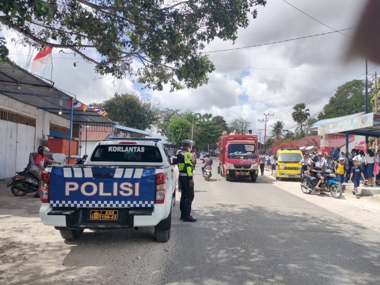 Turjawali Satlantas Polres Rote Ndao Untuk Cegah Laka Lantas Dan Kemacetan