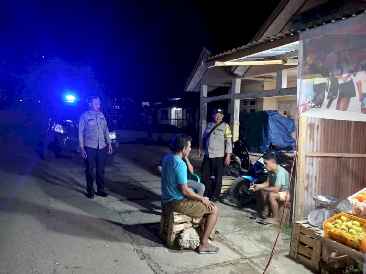 Patroli Preventif Personel Polsek Lobalain Upaya Untuk Jaga Kamtibmas Tetap Kondusif