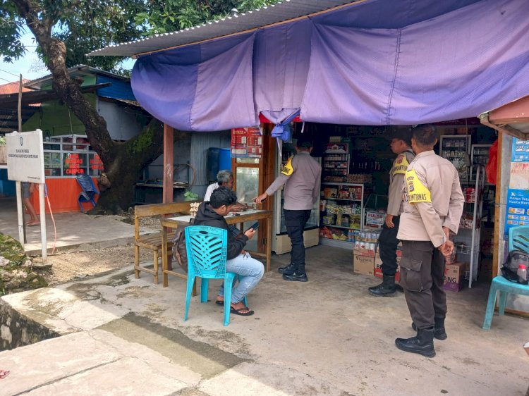 Patroli Dialogis Polsek Lobalain Untuk Menciptakan Kamtibmas Lebih Kondusif