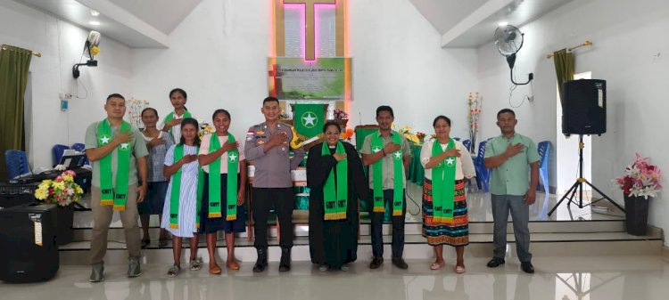 Bhabinkamtibmas Polsek Pantai Baru Lakukan Himbauan Kamtibmas Melalui Tempat Ibadah