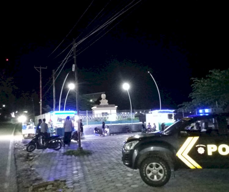 Kapolsek Lobalain : Upaya Pencegahan Potensi Gangguan Kamtibmas Dengan Meningkatkan Patroli Malam