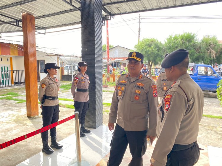 Kapolres Rote Ndao : 70 Personel Polres Rote Ndao Amankan Tahapan Penetapan Pemenang Pilkada Kabupaten Rote Ndao