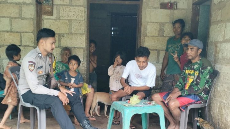 Kapolsek Rote Selatan : Upaya Preemtif Bhabinkamtibmas Untuk Jaga Keamanan Dan Ciptakan Suasana Yang Nyaman Dalam Masyarakat