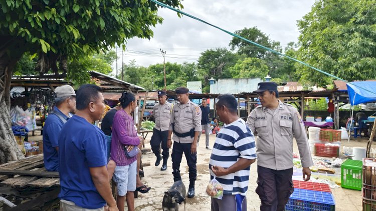 Pengamanan Kegiatan Masyarakat Untuk Berikan Kenyamanan Bagi Warga Rote Tengah
