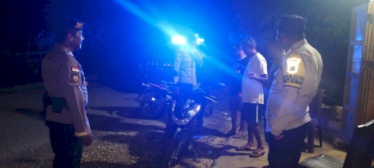 Ipda Andi D E Salata : Patroli Lampu Biru Polsek Rote Selatan Untuk Jaga Keamanan Masyarakat