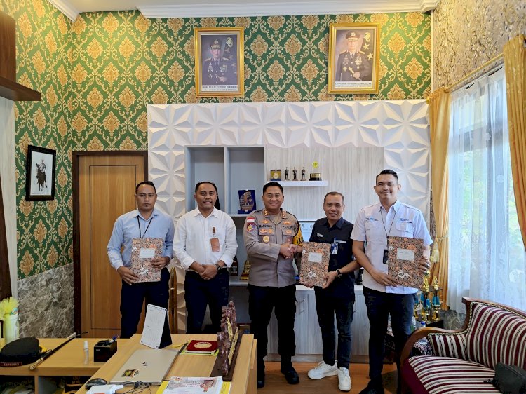 Pastikan Pengamanan Obyek Vital, Polres Rote Ndao Perkuat MoU Dengan BUMN