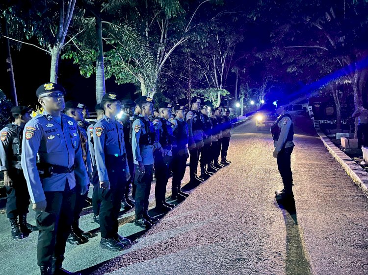 Patroli Preventif Satuan Samapta Polres Rote Ndao Jaga Kenyamanan Warga