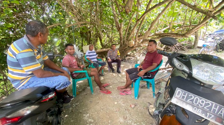 Kapolsek Rote Timur : Tugas Bhabinkamtibmas Sampai Pada Rumah Setiap Warga Binaan Untuk Jaga Kamtibmas