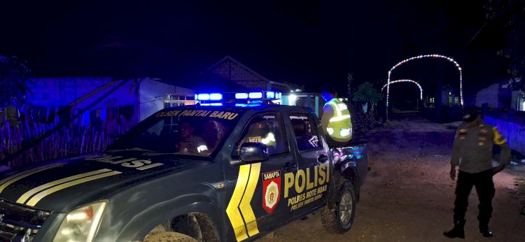 Iptu I Gede P Parwata : Patroli Sahur Polsek Pantaibaru Untuk Jamin Kenyamanan Dan Keamanan Warga
