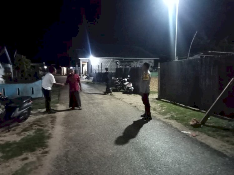 Patroli Sahur Piket Polsek Rote Barat Laut Selama Bulan Suci Ramadhan