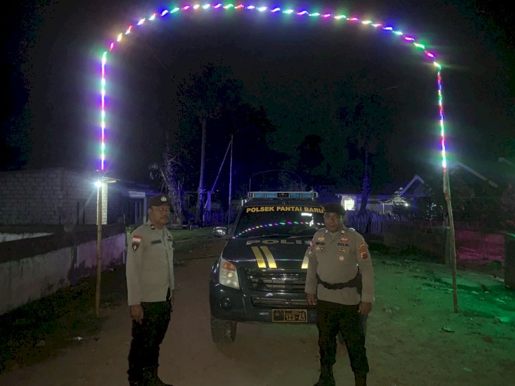 Iptu I Gede Putu Parwata : Patroli Sahur Upaya Polsek Pantaibaru Ciptakan Keamanan Selama Ramadhan