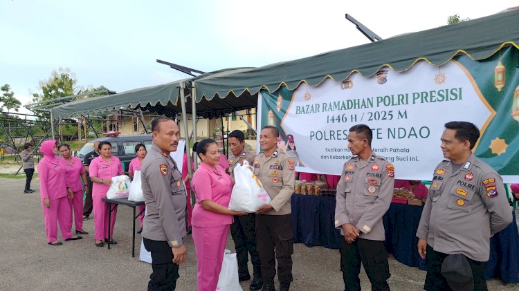 Bazar Ramadhan Polri Presisi 2025 Polres Rote Ndao