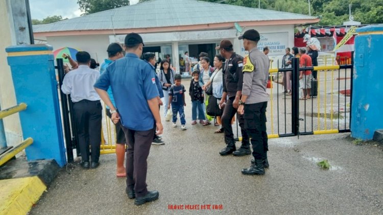 Wujudkan Mudik Aman Dan Nyaman Personel Polsek Pantaibaru Tingkatkan Pengawasan