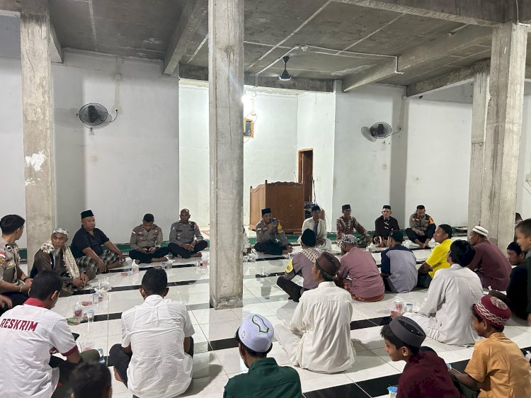 Kultum Bersama Jemaah Mesjid Nurul Iman, Kapolres Ajak Warga Tingkatkan Koordinasi Dengan Polri