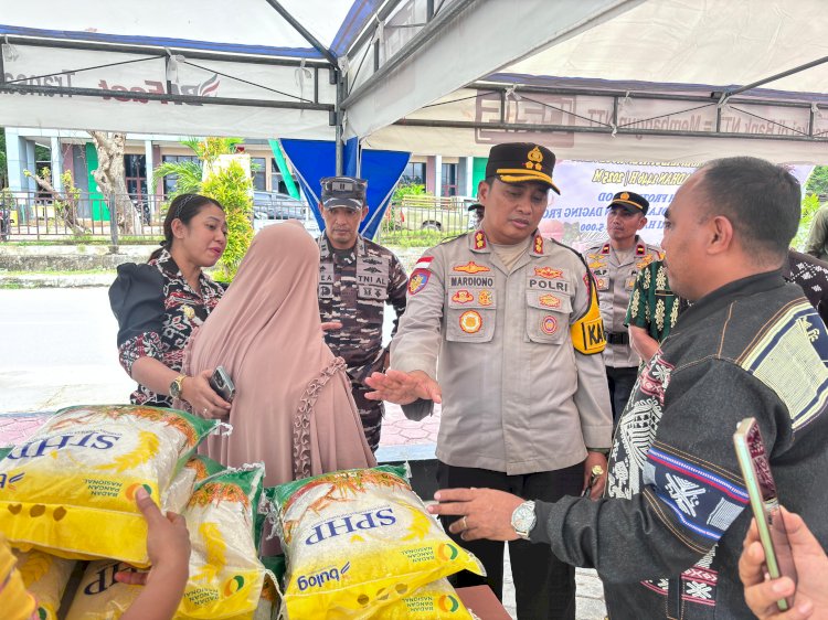 Polres Rote Ndao Ikut Meramaikan Bazar Ramadhan Bersama Pemda