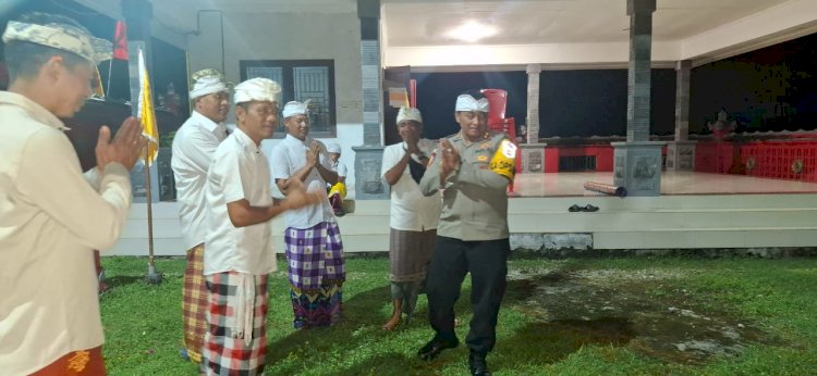 Silahturahmi Kapolres Rote Ndao Bersama Umat Hindu Menyambut Hari Raya Nyepi Tahun Saka 1947