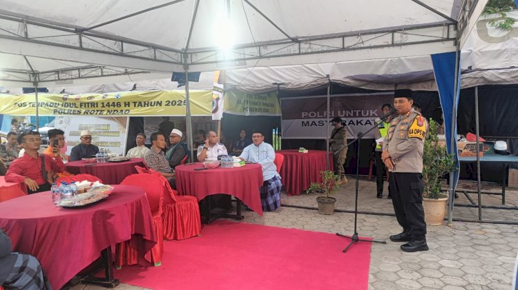 Hari Terakhir Puasa,Polres Rote Ndao Buka Puasa Bersama Forkopimda