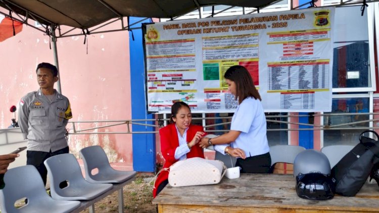 Pos Pelayanan Operasi Ketupat Turangga 2025 Papela Menyediakan Fasilitas Pemeriksaan Kesehatan