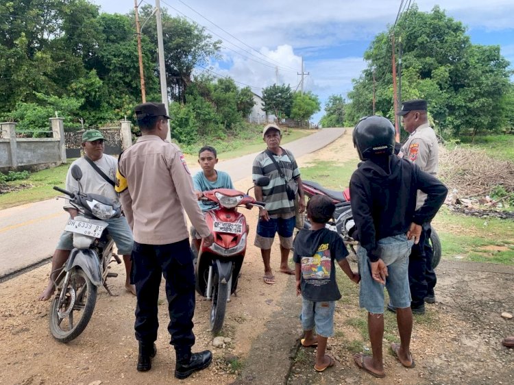 Patroli Pencegahan Premanisme di Wilayah Hukum Polsek Rote Tengah