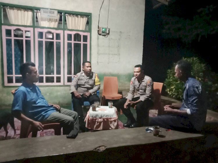 Patroli Dialogis Personel Polsek Rote Barat Antisipasi Gangguan Kamtibmas Selama Operasi Ketupat Turangga 2025