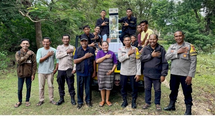 Kapolsek Rote Tengah : Polri Siap Mengamankan Setiap Kegiatan Keagamaan Selama Operasi Samana Santa Turangga 2025